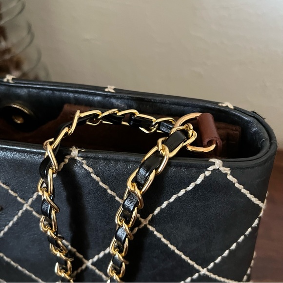 Chanel authentic wild stitch clutch - added insert strap - Picture 4 of 16